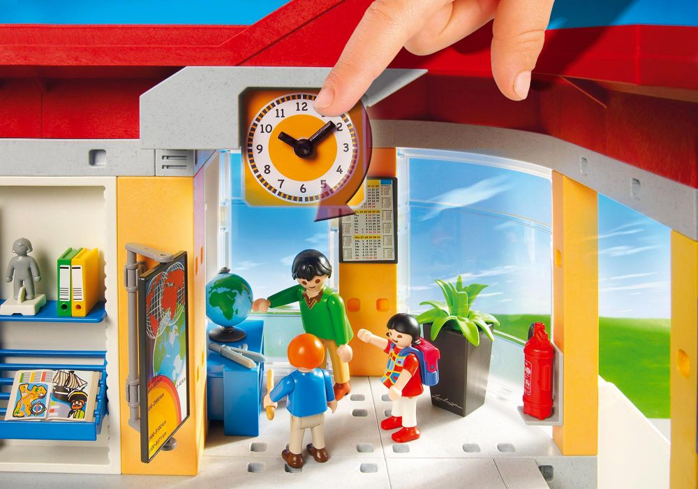 PLAYMOBIL 5923 Ecole avec 3 salles pas cher 