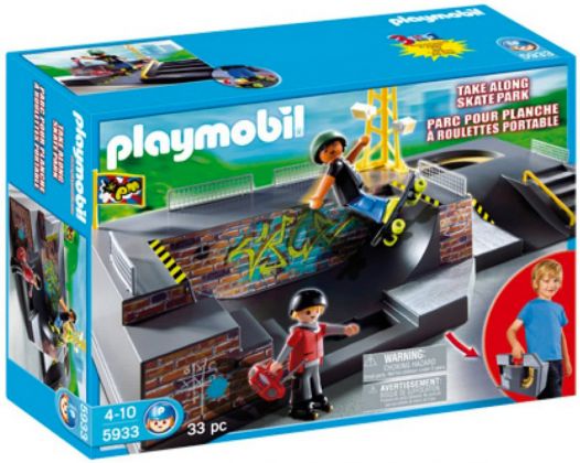 PLAYMOBIL City Life 5933 Parc pour skateboards portable