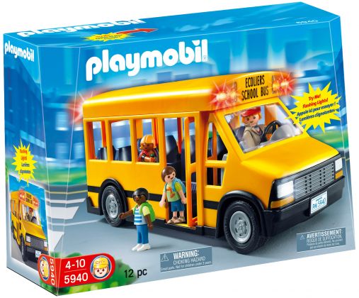 PLAYMOBIL City Life 5940 Bus scolaire jaune