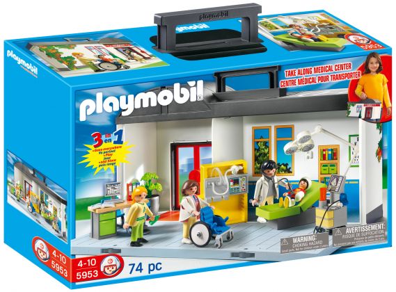 PLAYMOBIL City Life 5953 Hôpital transportable