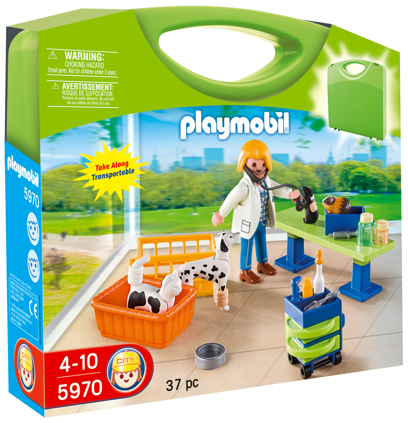 Playmobil City Life 5970 pas cher, Valisette vétérinaire