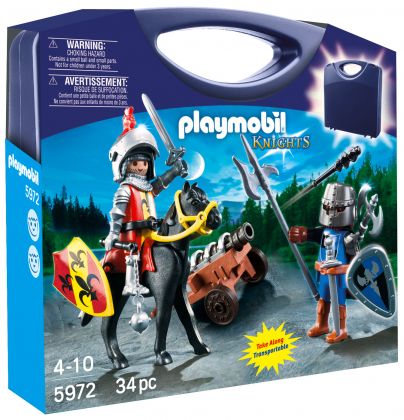 PLAYMOBIL Knights 5972 Valisette chevaliers