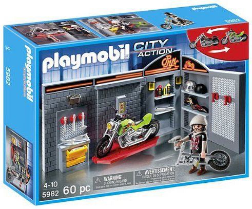 PLAYMOBIL City Action 5982 L'atelier de Moto Tuning