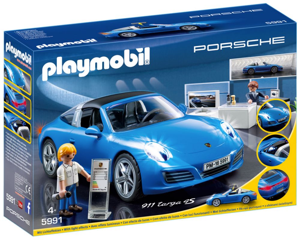 Playmobil Sports & Action 5991 pas cher, Porsche 911 Targa 4S