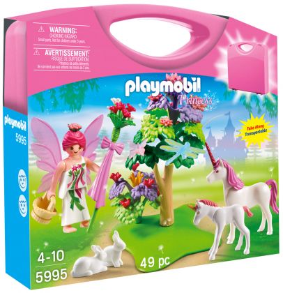 PLAYMOBIL Princess 5995 Valisette Fée et Licornes