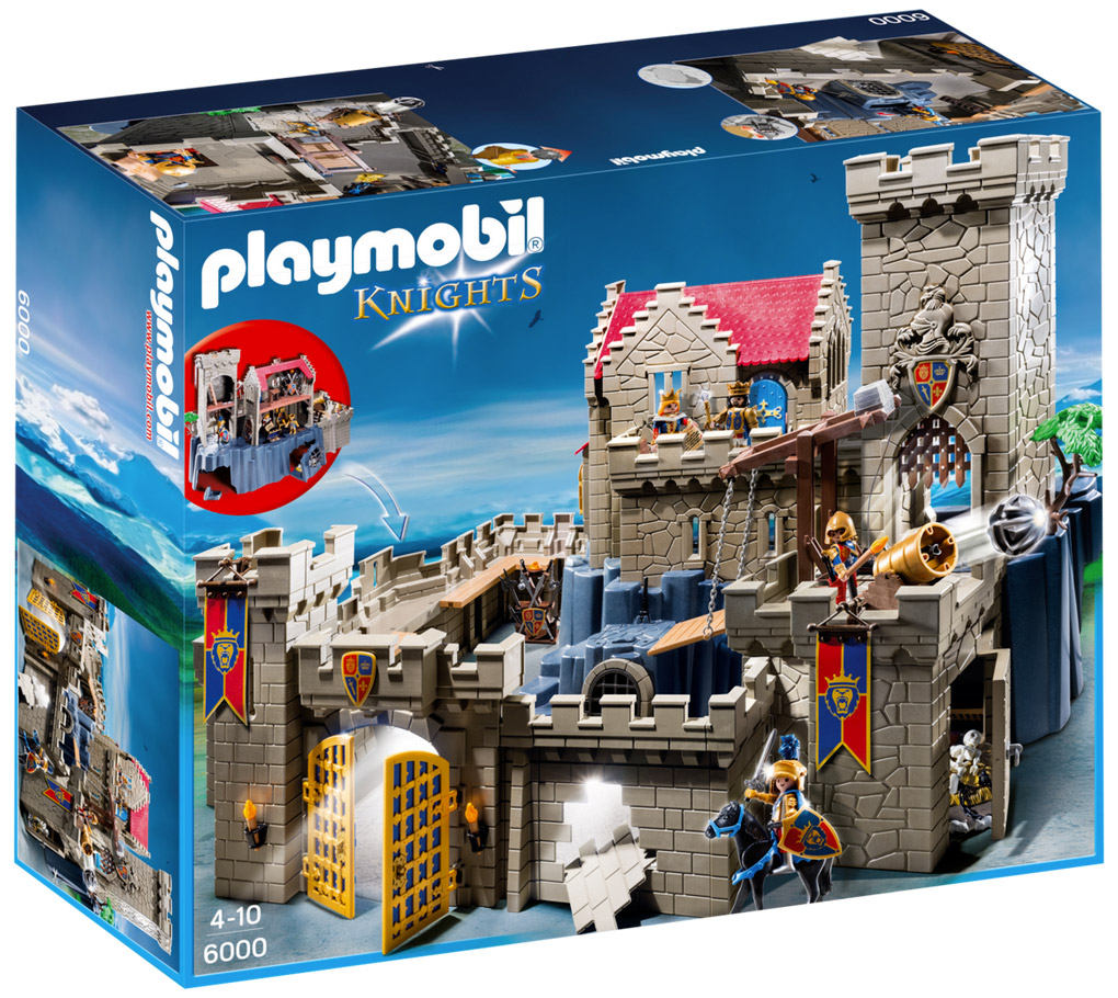 Chateau Playmobil Chevalier Du Lion Playmobil Knights 6000 pas cher, Château des chevaliers du Lion Impérial