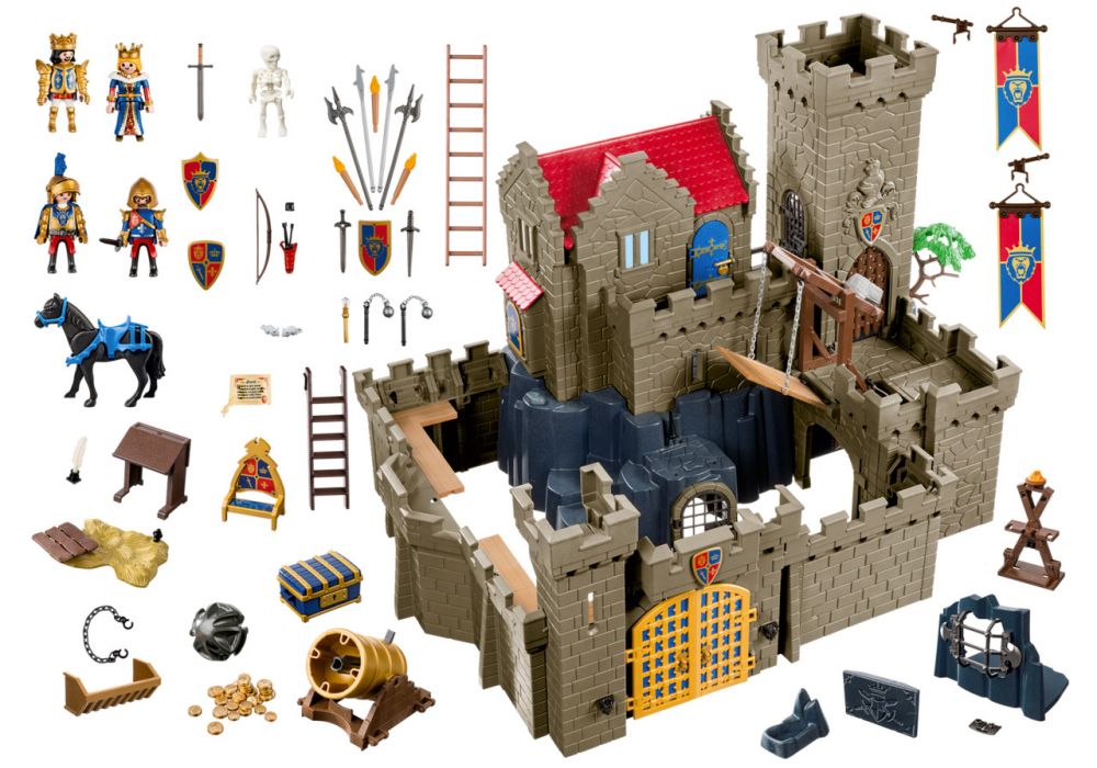 Playmobil Knights 6000 pas cher, Château des chevaliers du Lion