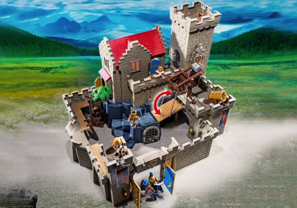 PLAYMOBIL Knights 6000 Pas Cher Ch teau Des Chevaliers Du Lion Imp rial