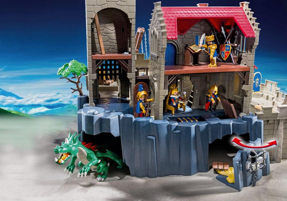 playmobil chateau des chevaliers du lion imperial