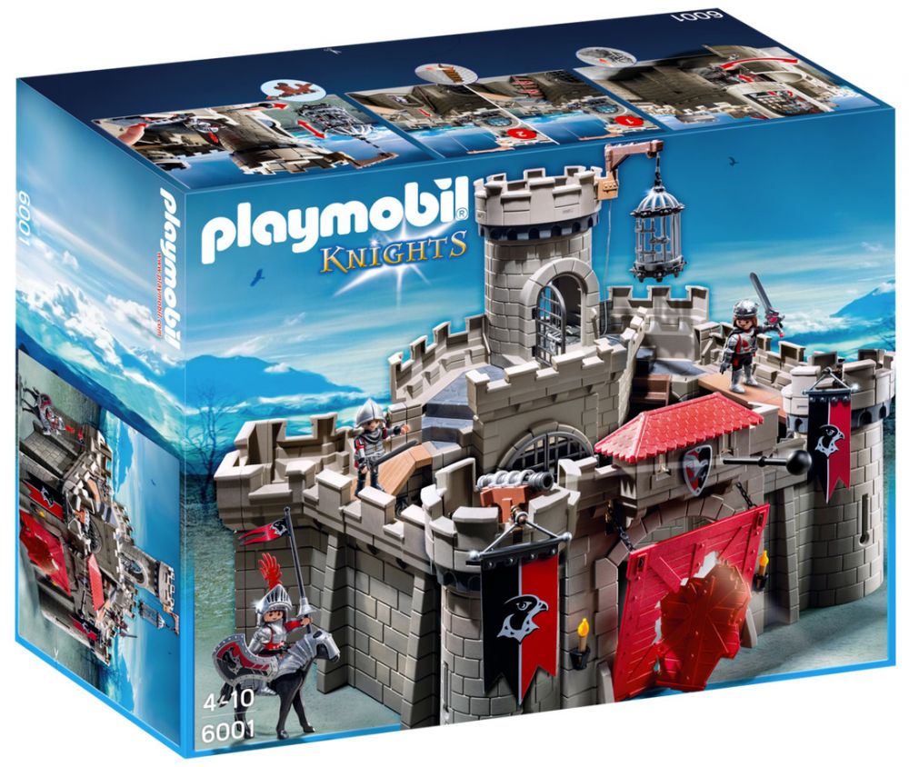 Playmobil Knights 6001 pas cher, Citadelle des chevaliers de l`Aigle