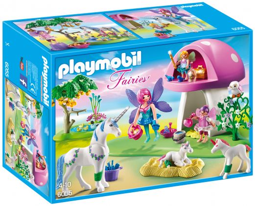 PLAYMOBIL Fairies 6055 Centre de soins pour licornes