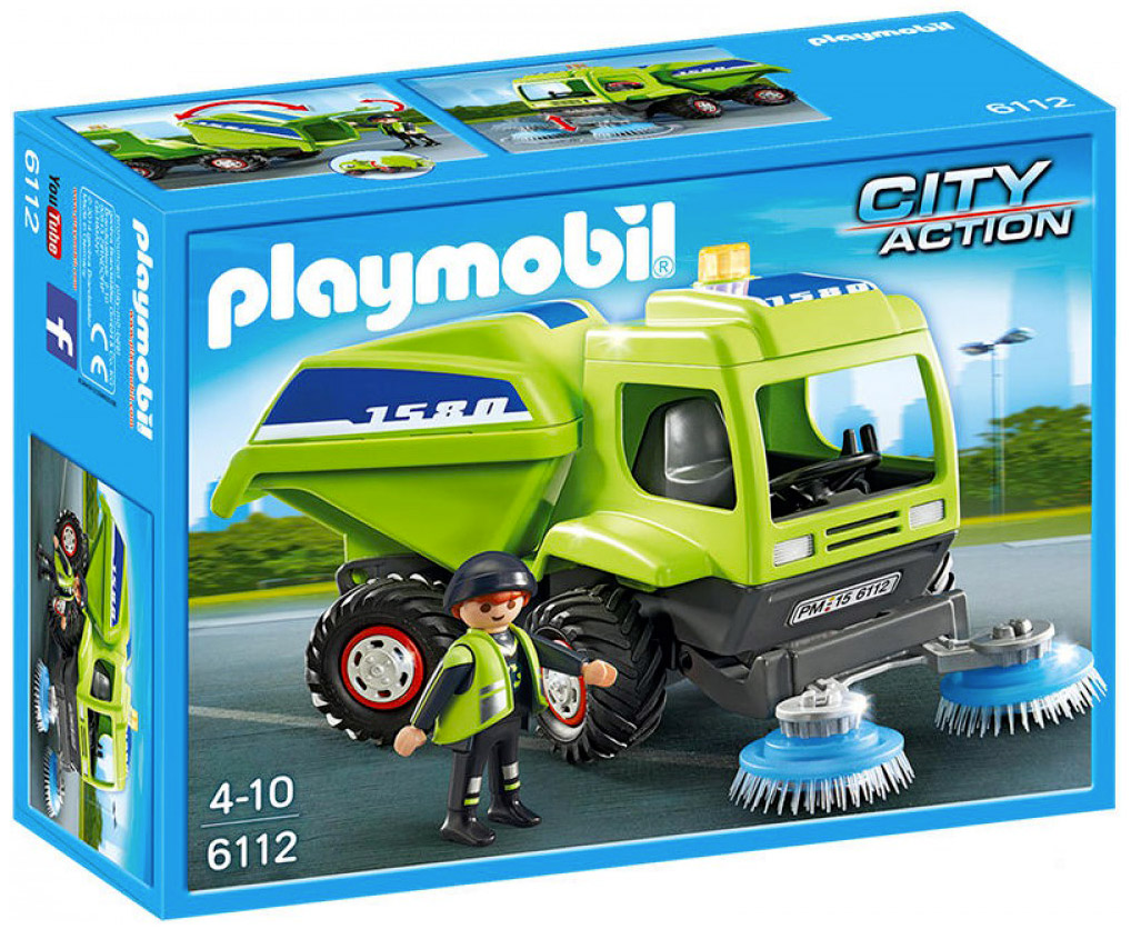 Playmobil 3790 Nettoyeuse Balayeuse – Neuf Sous Blister, Année 2000
