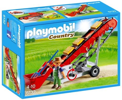 PLAYMOBIL Country 6132 Convoyeur à foin