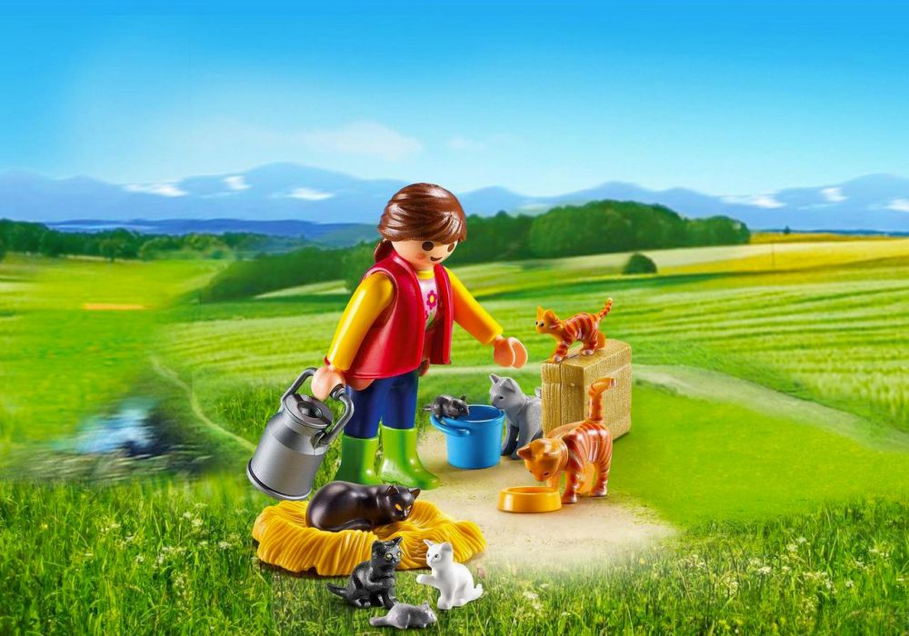 6139 Soigneur avec chats - Playmobil - Playmobil - Achat & prix