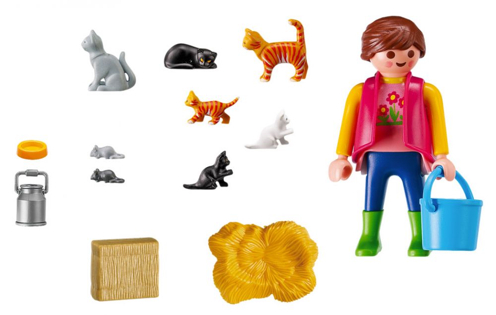 6139 Soigneur avec chats - Playmobil - Playmobil - Achat & prix