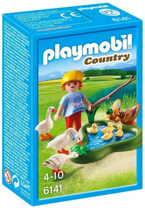 PLAYMOBIL Country 6141 Enfant avec oies et canards