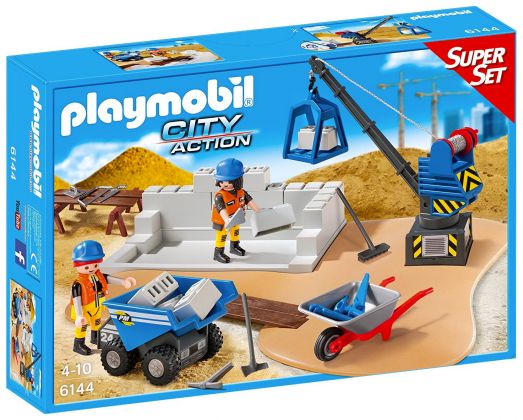 PLAYMOBIL City Action 6144 SuperSet Construction