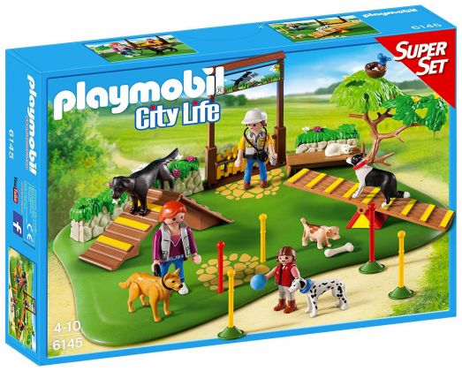 PLAYMOBIL City Life 6145 SuperSet Centre de dressage pour chiens