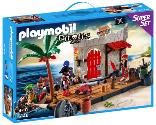 PLAYMOBIL Pirates 6146 SuperSet Ilôt des pirates