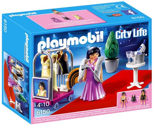 PLAYMOBIL City Life 6150 Top modèle avec tenues de soirée