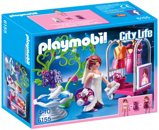 PLAYMOBIL City Life 6155 Top modèle avec tenue de mariée