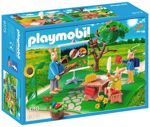 PLAYMOBIL Oeufs de Pâques 6173 Ecole des lapins