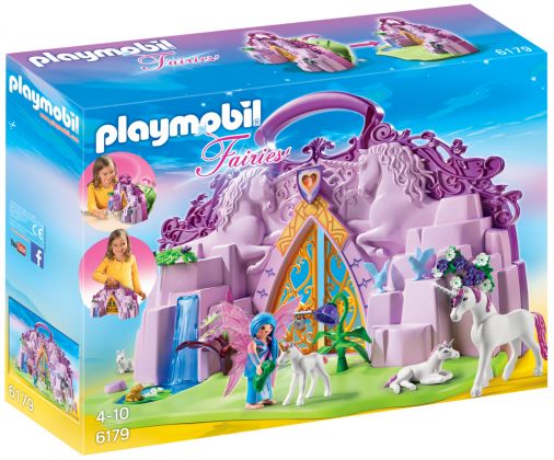 PLAYMOBIL Fairies 6179 Ilot enchanté transportable