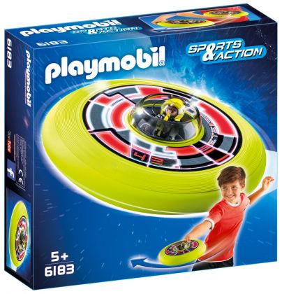 PLAYMOBIL Sports & Action 6183 Spationaute avec soucoupe volante