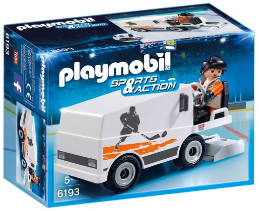 PLAYMOBIL Sports & Action 6193 Agent d'entretien et surfaceuse