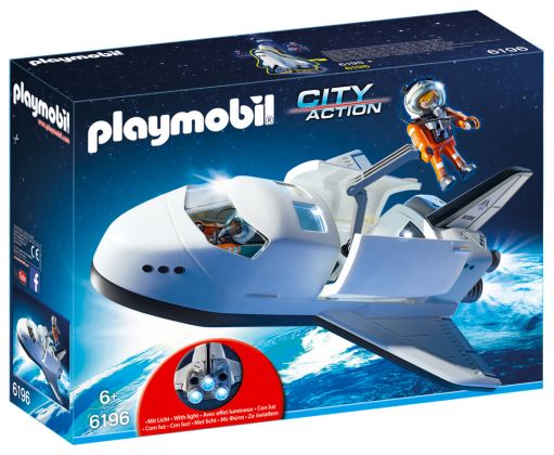 PLAYMOBIL City Action 6196 Navette spatiale et spationautes