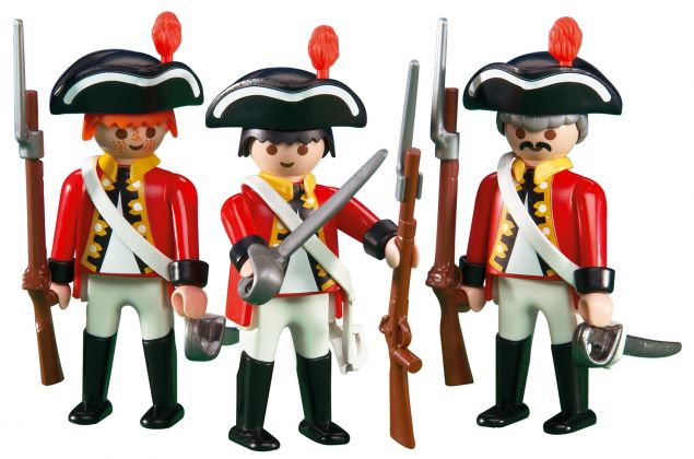 PLAYMOBIL Produits complémentaires 6229 3 soldats Britanniques