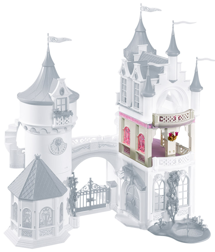 Playmobil 6236 pas cher, Etage supplémentaire pour Palais de princesse