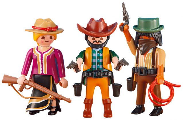 PLAYMOBIL Produits complémentaires 6278 3 cow-boys