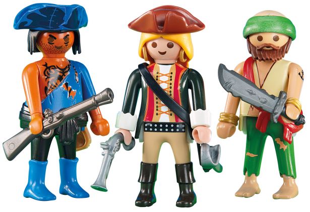 PLAYMOBIL Produits complémentaires 6290 Deux pirates et une femme pirate