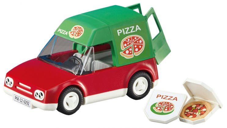 PLAYMOBIL Produits complémentaires 6292 Voiture de livraison de pizzas
