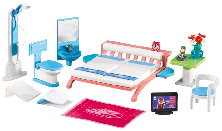 PLAYMOBIL Produits complémentaires 6297 Mobilier pour chambre d'hôtel