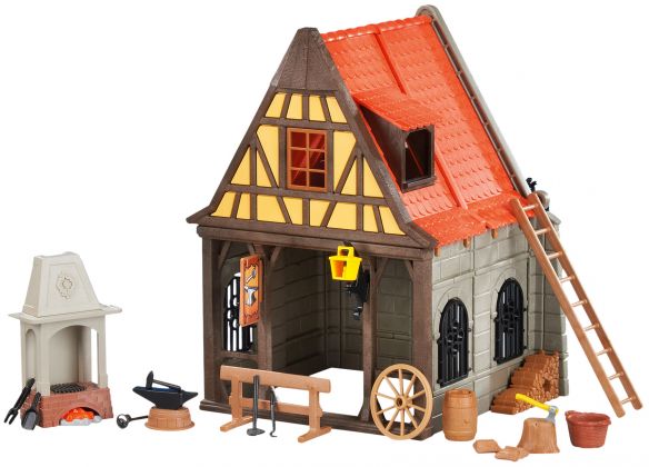 PLAYMOBIL Produits complémentaires 6329 Bâtiment de maréchal-ferrant