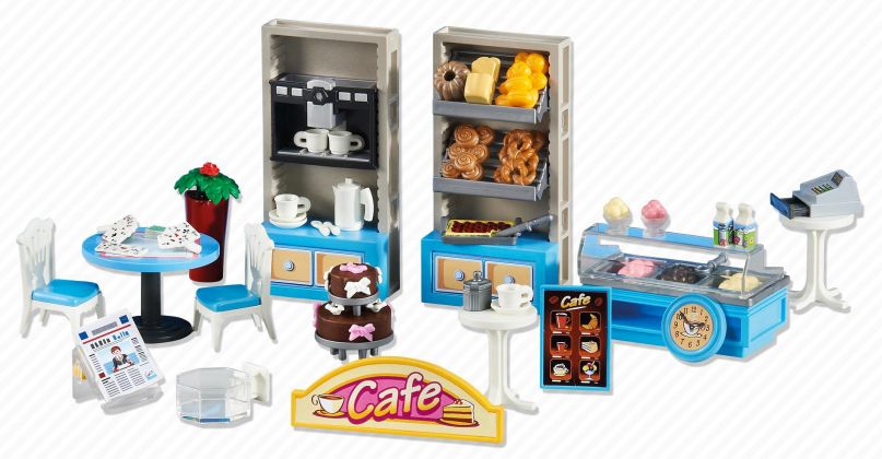 PLAYMOBIL Produits complémentaires 6334 Aménagement pour cafétéria