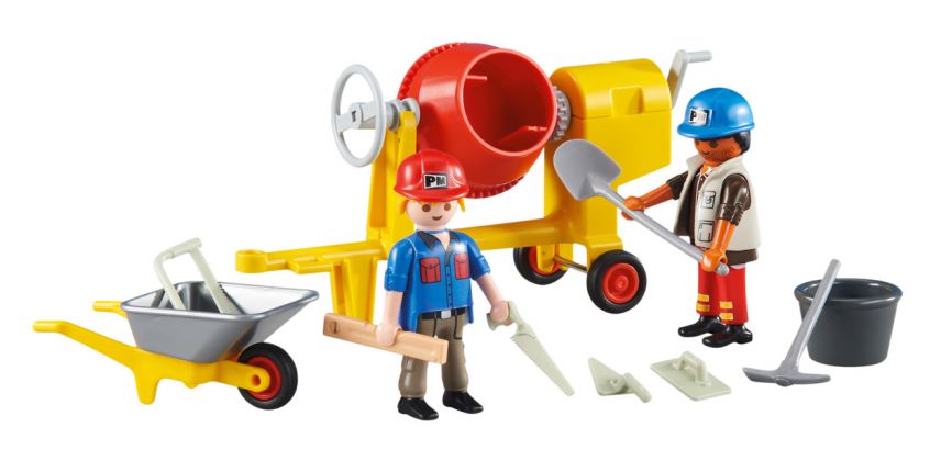 PLAYMOBIL Produits complémentaires 6339 Ouvriers avec bétonnière