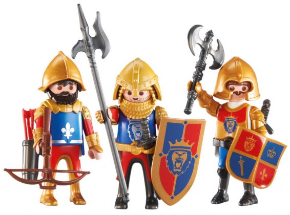 PLAYMOBIL Produits complémentaires 6379 3 chevaliers du Lion Impérial