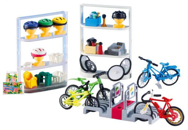 PLAYMOBIL Produits complémentaires 6390 Aménagement pour boutique de vélos