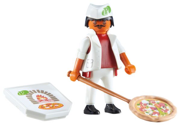 PLAYMOBIL Produits complémentaires 6392 Pizzaiolo avec pizza