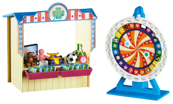 PLAYMOBIL Produits complémentaires 6394 Stand avec roue des cadeaux