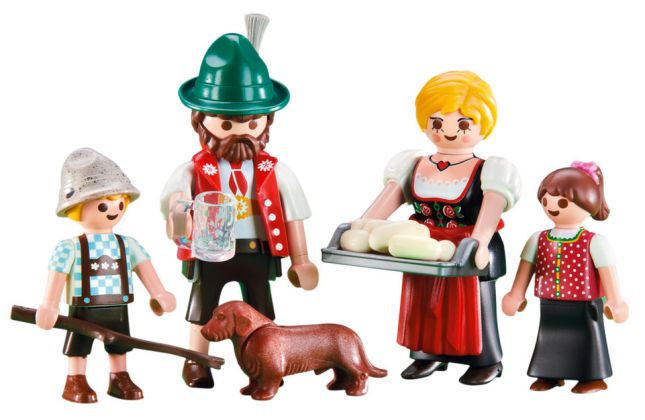 PLAYMOBIL Produits complémentaires 6395 Famille avec tenues traditionnelles bavaroises