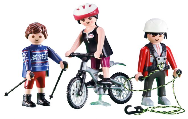 PLAYMOBIL Produits complémentaires 6396 3 sportifs