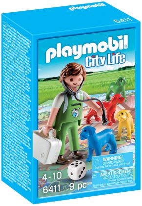 PLAYMOBIL City Life 6411 Jeu du vétérinaire