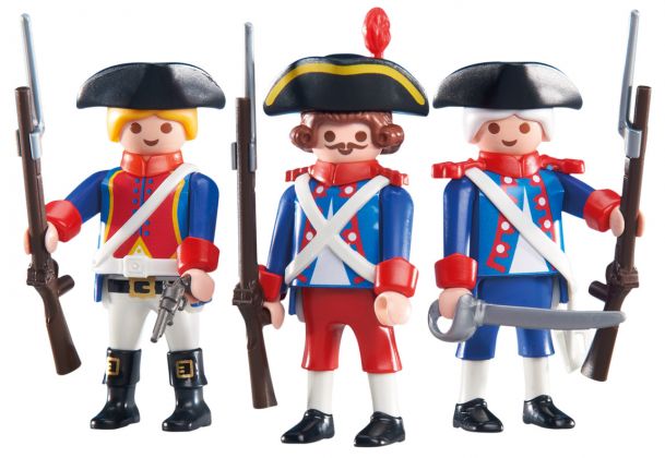 PLAYMOBIL Produits complémentaires 6436 3 soldats de la garde royale