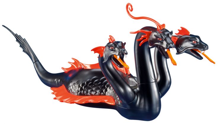 PLAYMOBIL Produits complémentaires 6480 Serpent de mer noir à trois têtes