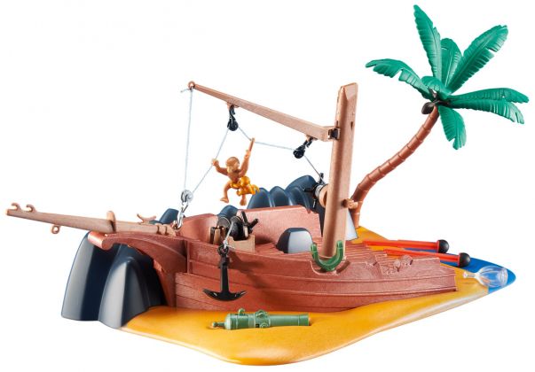 PLAYMOBIL Produits complémentaires 6481 Epave de bateau avec canon