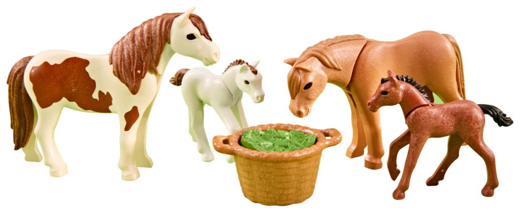 PLAYMOBIL Produits complémentaires 6534 Poneys avec poulains